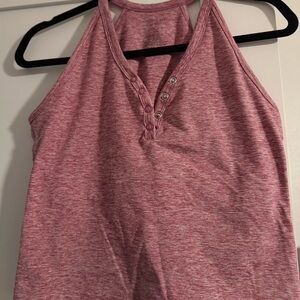 Sincerely Jules Pink Button-Up Tank Top